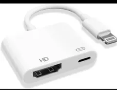 HDMI変換ケーブル ライトニング 設定不要 簡単接続 遅延なし ミラーリング