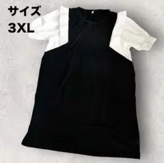 【3XL】ワンピース 半袖 フリル 大きめ 大きい メイド コスプレ 2