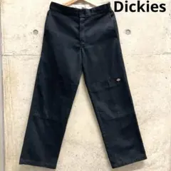 Dickies ディッキーズ ダブルニー ワークパンツ 31×32 ブラック　黒