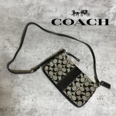 ✨極美品✨ COACH コーチ シグネチャー ミニショルダーバッグ ポシェット