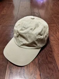 KIJIMA TAKAYUKI キャップ　ベージュ　刺繍