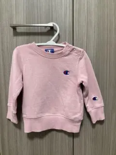 Champion ピンク 長袖トレーナー 80