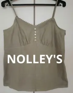 【NOLLEY'S】 オリーブグリーン( ベージュより)タンクトップのサムネイル
