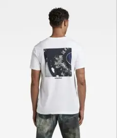 新品 G-STAR RAW BACK PHOTO PRINT T-SHIRT M