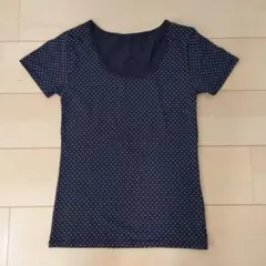 ドッド柄　カットソー