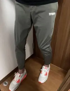 TFW49 ジャージパンツ　ライトグレー　M junhashimoto ゴルフ TFW49 ハイブリッドパンツ M グレー ゴルフ junhashimoto - メルカリ