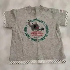３ｃａｎ４ｏｎのグレーTシャツ 90cm