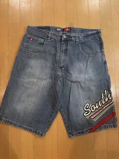 Southpole デニムショートパンツ 21刺繍　XLのサムネイル
