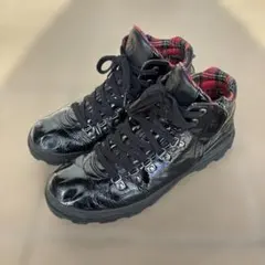 ど*ぶ様 DIESEL レザーブーツ　ブラック シューズ