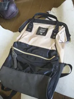 anello ベージュ/ブラック ミニリュック