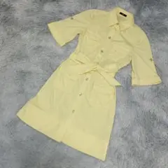本日限定価格 INED ✨ イネド ワンピース 【M】 イエロー