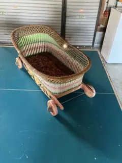 GMIH254○アンティーク ワゴン ラック トロリー 配膳 キャスターラック