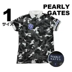 PEARLY GATES パーリーゲイツ☆迷彩柄 半袖ポロシャツ レディース S