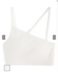 パッド付きアシンメトリーブラトップ [fu32]