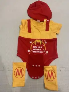 マクドナルド風コスチューム 3-6M
