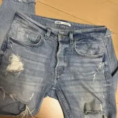 ZARA ダメージスキニーデニム EUR38のサムネイル