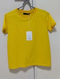 CABaN コットン リブコンビクルーネックプルオーバー Tシャツ