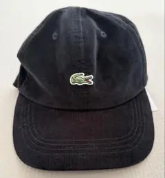【LACOSTE】コーデュロイ ロゴ キャップ