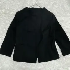 美品　シビラ ノーカラー　ジャケット ブラック M 日本製　Sybilla