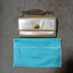 Dr様専用‼️Tiffany & Co. チェーン付き長財布 ゴールドのサムネイル