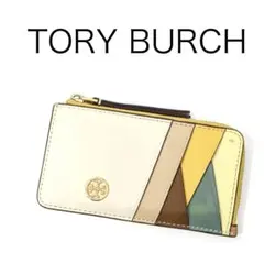 極美品】トリーバーチ TORY BURCH 二つ折りミニ財布 グリーン系 - メルカリ