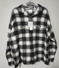 ブラッシュドコットンオーバーサイズシャツ