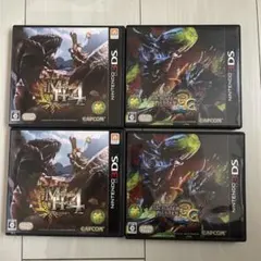 【4本セット】モンスターハンター4 & 3G