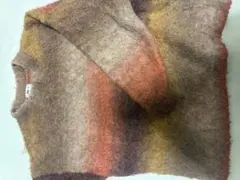 WEGO マルチカラー ニットセーター M