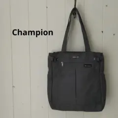 Champion チャンピオン トートバッグ 縦長 チャコールグレー 男女兼用のサムネイル