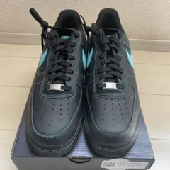 Nike Air Force 1 Lowブラックティファニー28cm鑑定済正規品 - メルカリ
