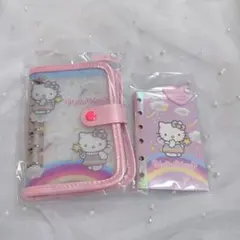 即購入◎HelloKitty ハローキティフェアリー シール帳＆バインダーセット