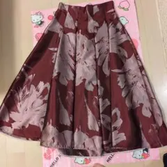 アプワイザーリッシェ　ジャガードタックフレアスカート