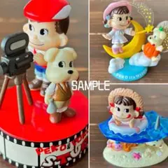 不二家 ペコ&ポコストーリー 3種4個セット 2006《未開封》 シール13枚付