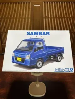 【新品・未使用・未開封】アオシマ 1/24 サンバートラック WRブルー限定のサムネイル