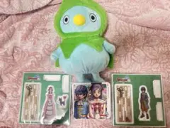 ぶらぶらぬいぐるみ　キュルル クオード メレアーデ アクリルスタンド コースター