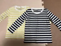 無印良品　長袖Tシャツ2枚セット 100センチ