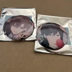 最安値 ハレルヤベイビー トレーディンググリッター缶バッジ 都 冬夏 B セット