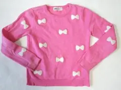 記名無し♪　H&M　120サイズ　122/128 ニット風　トレーナー　綿85％