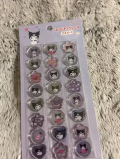 【新品】おはじきふうシール⭐︎クロミ