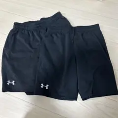 Under Armour ブラック ハーフパンツ セット YXL YLG