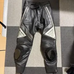 SIMPSON パンチングレザーパンツ ブラック Lサイズ シンプソン 皮パン