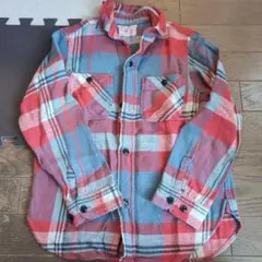 DENIM DUNGAREE チェック柄シャツ ML