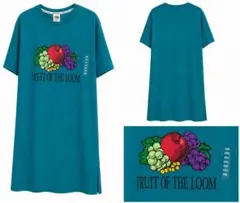 【新品】FRUIT OF THE LOOM 半袖ワンピースのサムネイル