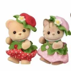 シルバニア あつまれ！赤ちゃんセット-いちご-