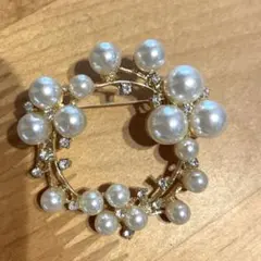 パール ブローチ ビジュー コサージュ 卒業式 入学式 卒園式 入園式 上品