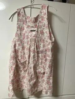 エプロン　花柄　S〜Mサイズ