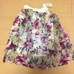 未使用タグ付き fifth color 花柄スカート