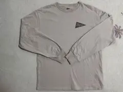 ピルグリムサーフサプライ ペナントTシャツ長袖 ライトブラウン　サイズSのサムネイル