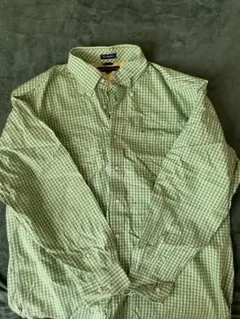 トミーヒルフィガーオーバーサイズギンガムチェックシャツ