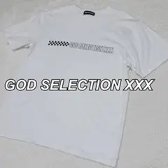 ゴッドセレクショントリプルエックス　センターロゴ　ホワイト Tシャツ　L